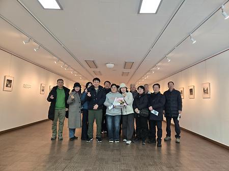 [전시]황금윤학우 개인전 참관